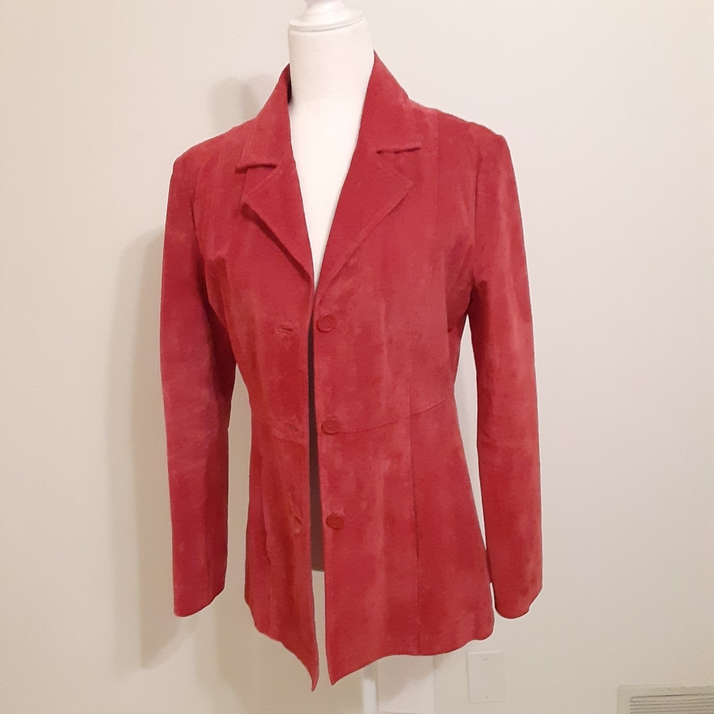 BB DAKOTA LEATHER BLAZER